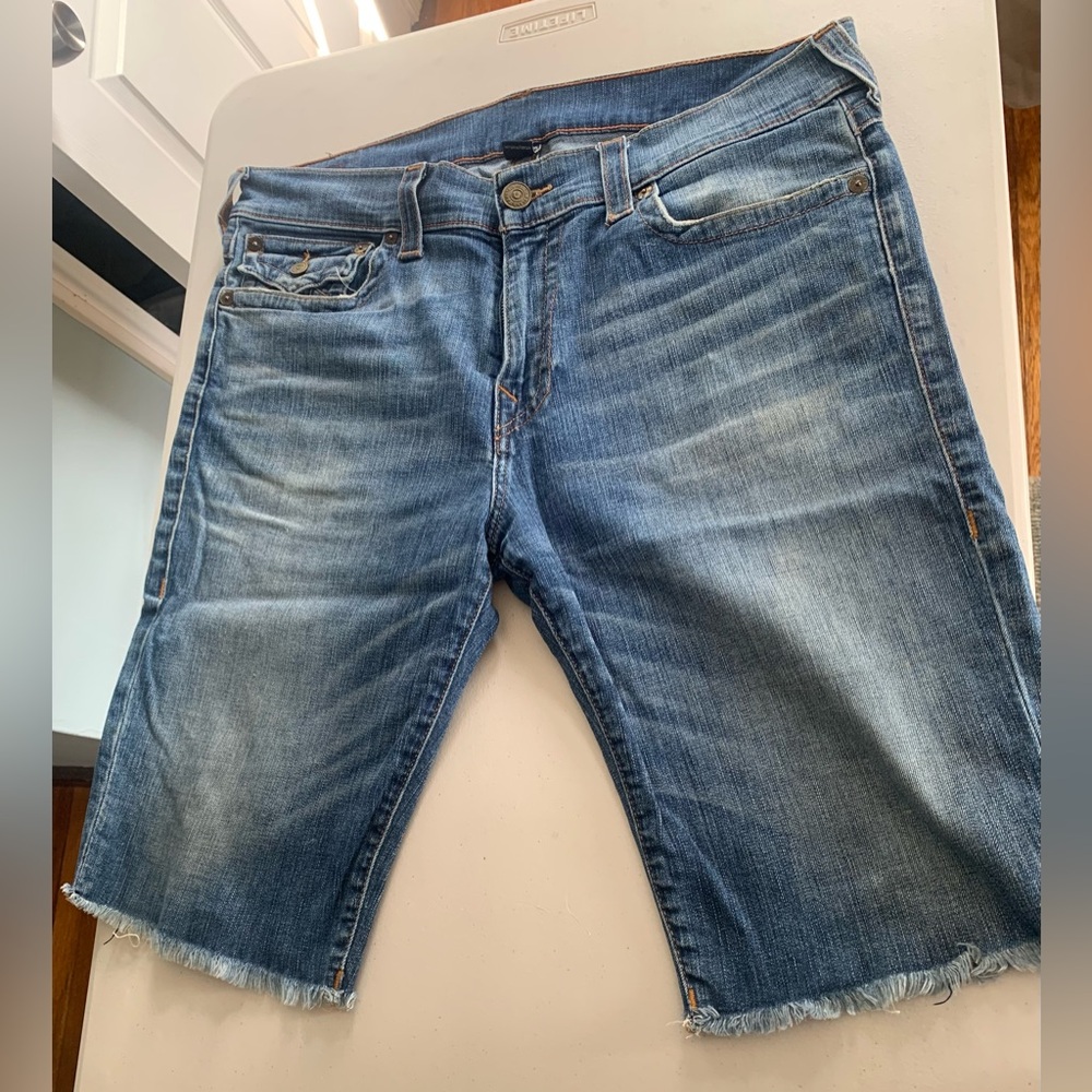 True Religion Men's Denim Shorts - Size 36 -